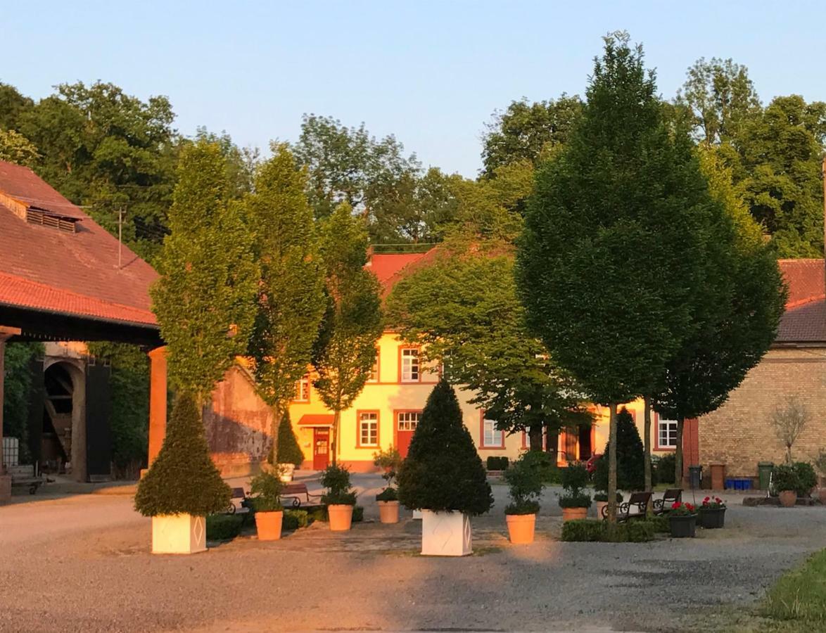 Elegantes Gaesteapartment Verano In Schloss Und Hofgut Langenzell Wiesenbach Kültér fotó